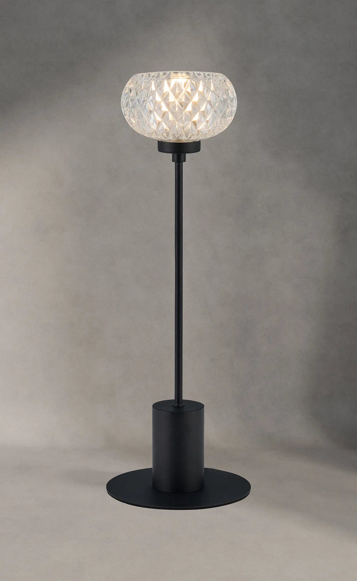 Wade Satin Black Table Lamps Deco Armed Table Lamps